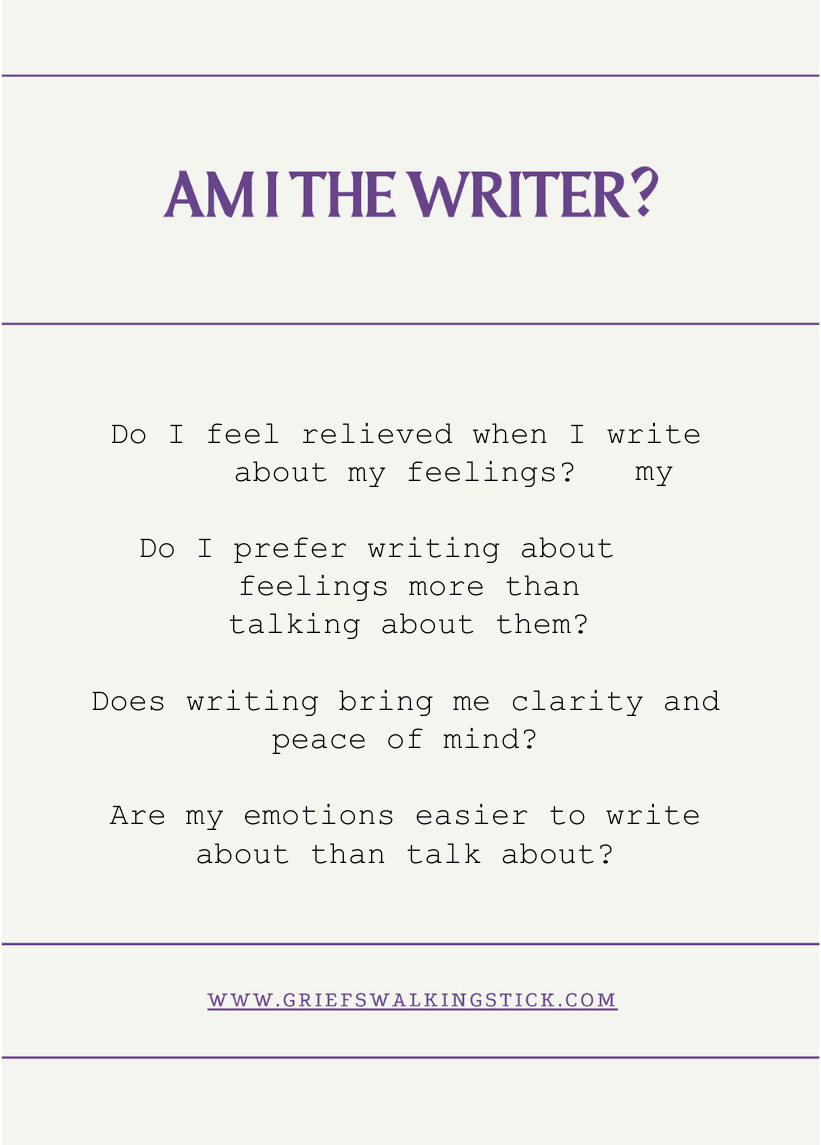 The Writer Card - Back