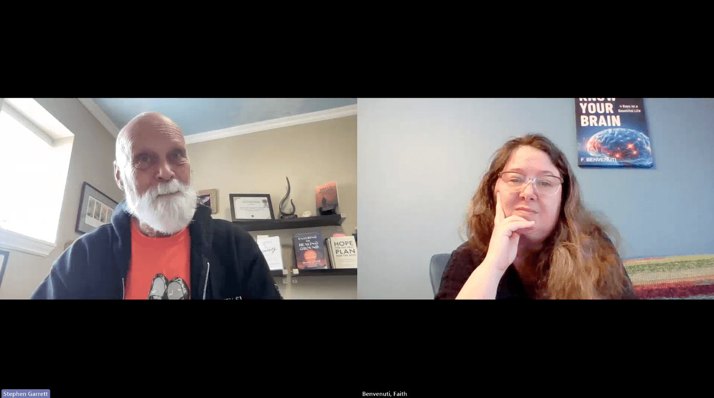 Stephen Garrett and Faith Benvenuti interview on grief and the Seven Languages of Sorrow